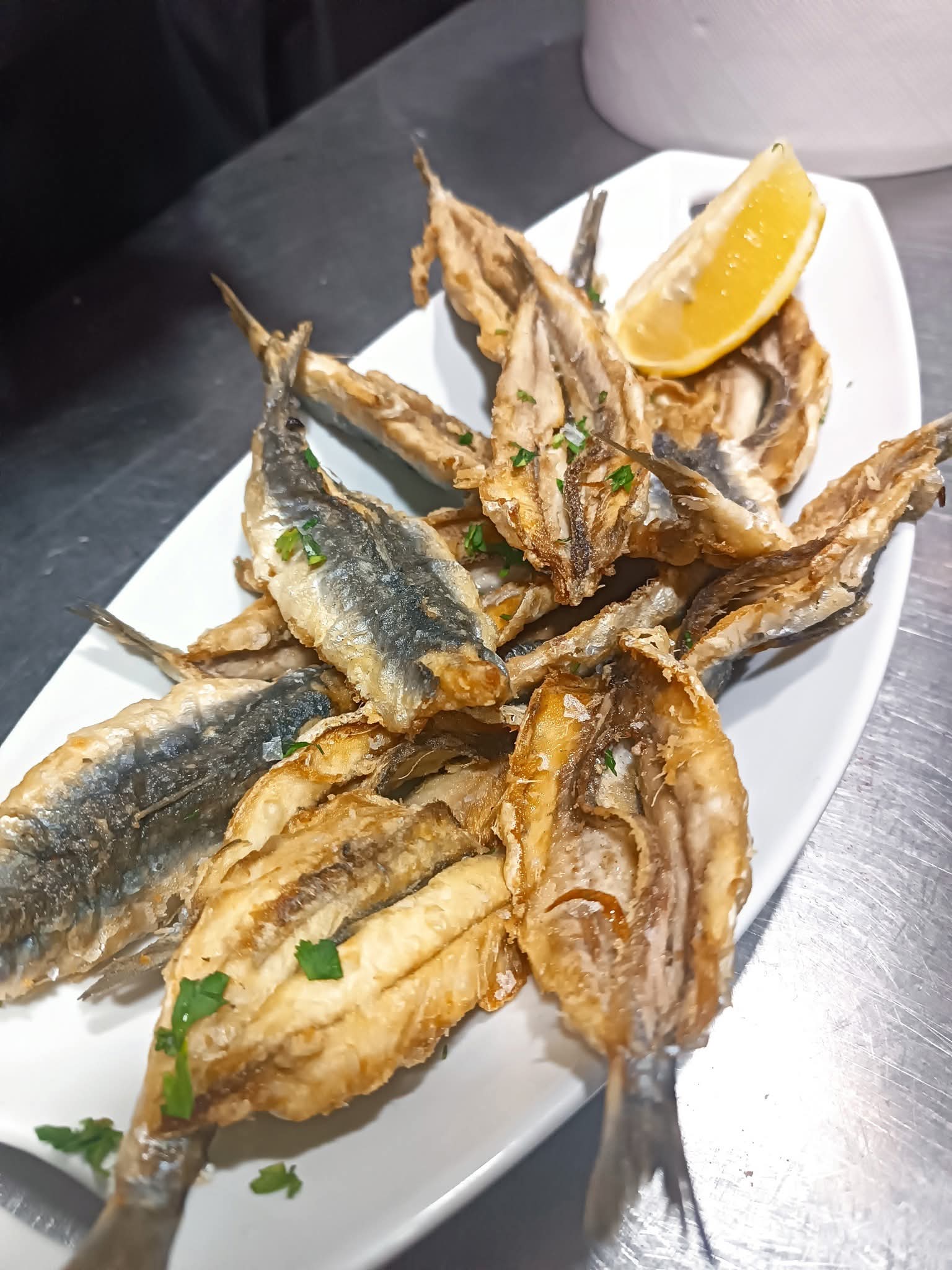 Boquerones estilo mariposa de Casa Javi